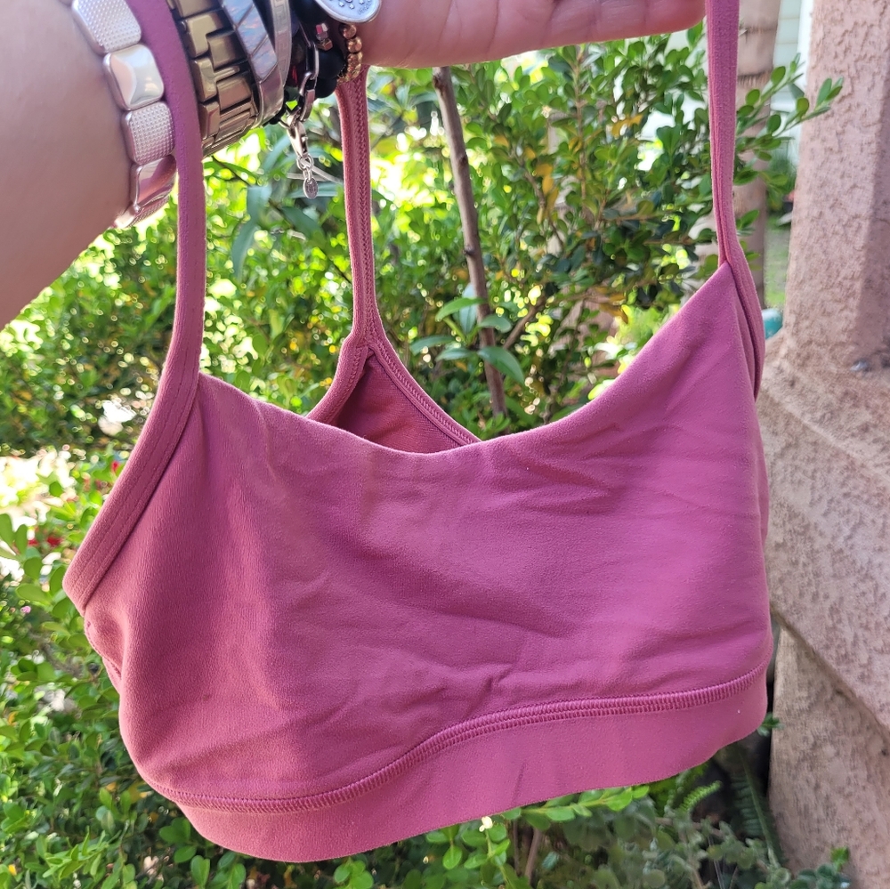 Lululemon Athletica Pink Sports Bra Intimates - Picture 6 of 8